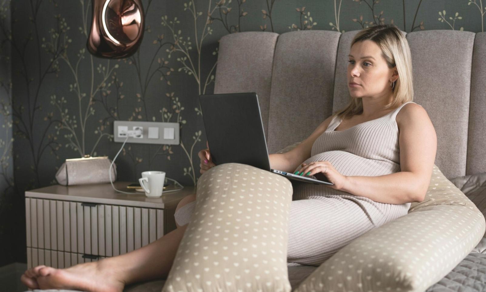 Business owner reviewing initial budget setup documents