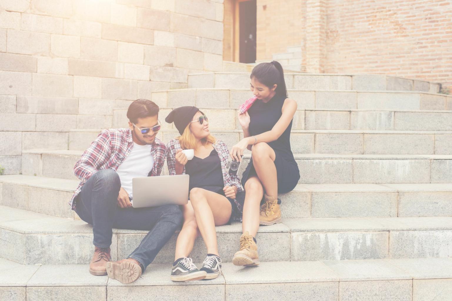 Financial professional analyzing budget trends on computer screen